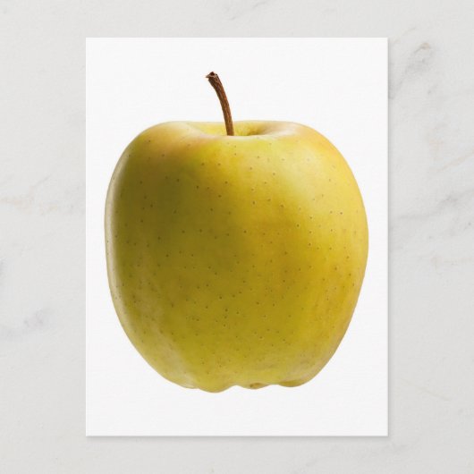 Gele appel briefkaart (Voorkant)