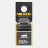 Gele Auto Wassen Auto Detailing Mobiele Auto Wasse (Voorkant)