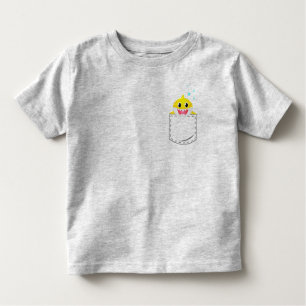 Gele Baby Shark gestikte zak Kinder Shirts