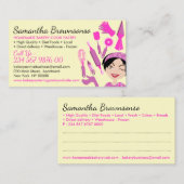 Gele bakkerij bakkerij bakkerij bakkerij bakkerijk visitekaartje (Voorkant / Achterkant)