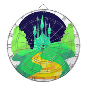 gele baksteen dartbord