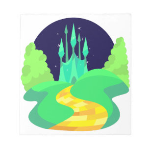 gele baksteen notitieblok