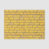Gele Bakstenen Muur  Tissuepapier (Voorkant)