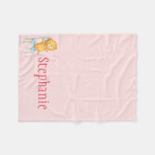 Gele Beren Dances en Spelen op de stoel Fleece Deken (Voorkant (Horizontaal))