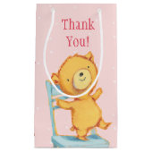 Gele Beren Dances en Spelen op de stoel Klein Cadeauzakje (Voorkant)