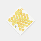 Gele bijenservetten! servet (Hoek)