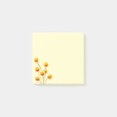 Gele Billy Button (Australische bloem) Post-it® Notes (Voorkant)