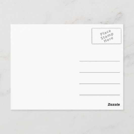 Gele Birmese Python Briefkaart (Achterkant)