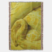 Gele Birmese Python Deken (Voorkant Verticaal)