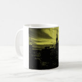 Gele Black New York City Koffiemok (Voorkant links)