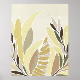 Gele bladeren poster