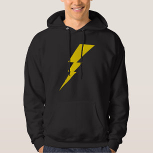 Gele bliksembolt hoodie