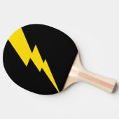 Gele bliksembolt tafeltennisbatje (Zijkant)