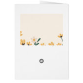 Gele bloei - Happy Birthday (Achterkant)