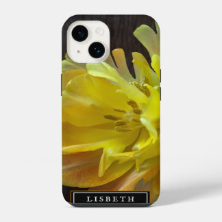 Gele bloem Floral iPhone Case 14 Hoesje