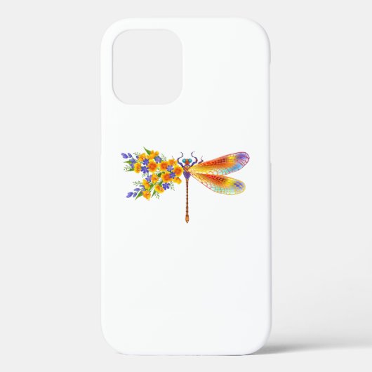 Gele Bloem Libel Case-Mate iPhone Case (Achterkant)