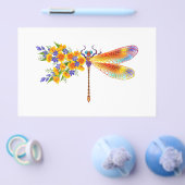 Gele Bloem Libel Flyer (Enkel)