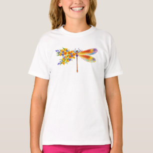 Gele Bloem Libel T-shirt