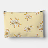 Gele bloem make-up / toilettas etui (Achterkant)