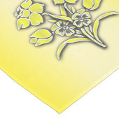 Gele Bloem Narcis Medium Tafelloper (Hoek)