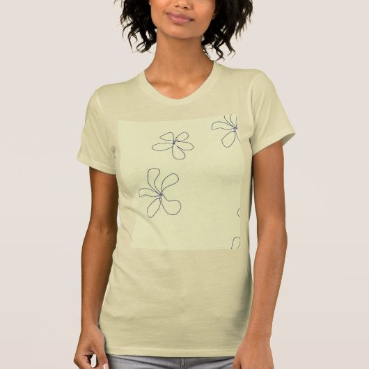 gele bloem shirt (Voorkant)