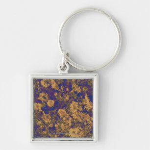Gele bloem sleutelhanger