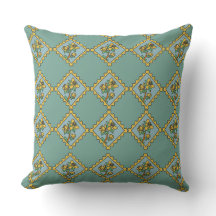Gele bloem stempel patroon