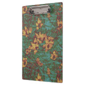 Gele bloem tegen bladcamouflage 2 klembord (Links)