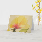 Gele Bloem, Waterverf, Notecard Kaart (Gele Bloem)