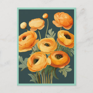 GELE BLOEMEN #2 BRIEFKAART