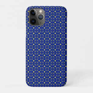 Gele bloemen iPhone 11 pro hoesje