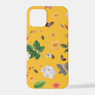 Gele bloemen en witte rozen 10 iPhone 12 pro hoesje