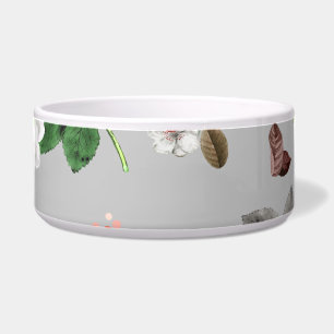 Gele bloemen en witte rozen 11 voerbakje