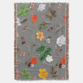 Gele bloemen en witte rozen 16 deken (Voorkant Verticaal)