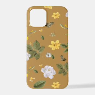 Gele bloemen en witte rozen 4 iPhone 12 pro hoesje