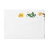 Gele bloemen en witte rozen 7 (Achterkant)