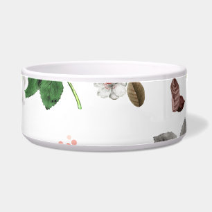 Gele bloemen en witte rozen 7 voerbakje