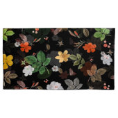 Gele bloemen en witte rozen 8 kussensloop (Voorkant)