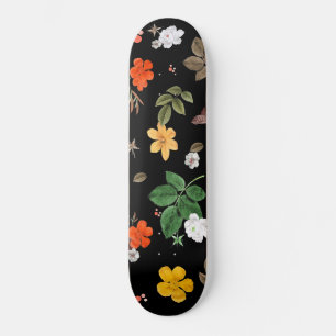 Gele bloemen en witte rozen 8 skateboard