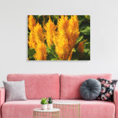 Gele bloemen Enkele print (Insitu (Woonkamer))