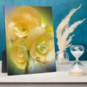 gele bloemen fotoplaat (Zijkant)