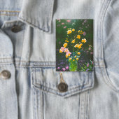 Gele bloemen in een pot Button (Insitu)