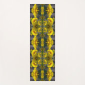 Gele bloemen in zonneschijn-Abstract Yogamat (Voorkant)