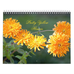 Gele Bloemen Kalender