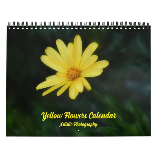 Gele Bloemen Kalender Kunstfotografie (Hoes)