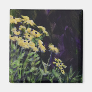 Gele Bloemen Magneet
