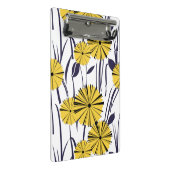 Gele bloemen mini klembord (Schuin)