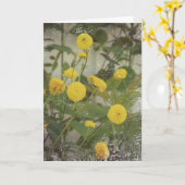 Gele bloemen, Moederdag Kaart (Gele Bloem)