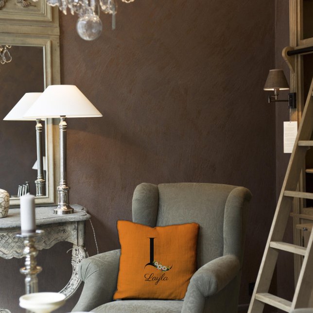 Gele bloemen  Sierkussen (Creator heeft geüpload)