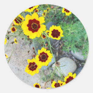 Gele bloemen Sticker